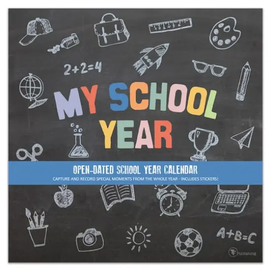 TF Publishing My School Year Undated Wall Calendar {1}