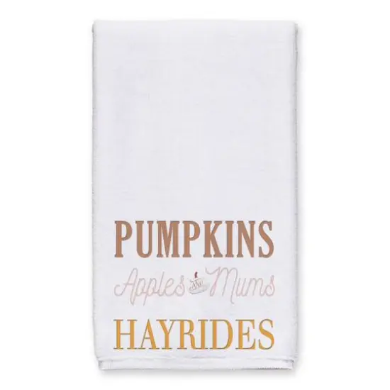 Pumpkins And Hayrides Tea Towel Set {3}