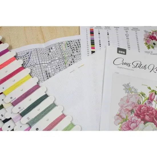 Luca-S Spring Bouquet Counted Cross Stitch Kit {7}