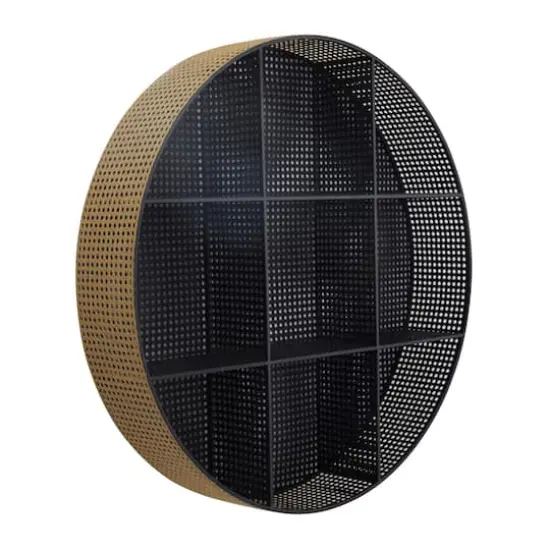 Black Modern Wall Shelf, 32" x 6" x 32" {4}