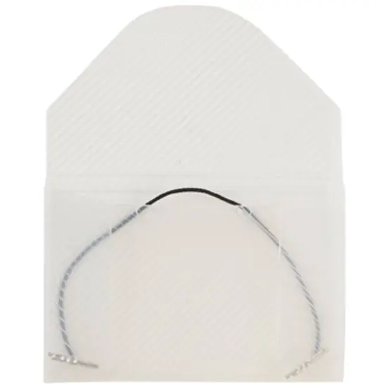 JAM Paper Plastic Business Card Holder Case Clear Grid {4}