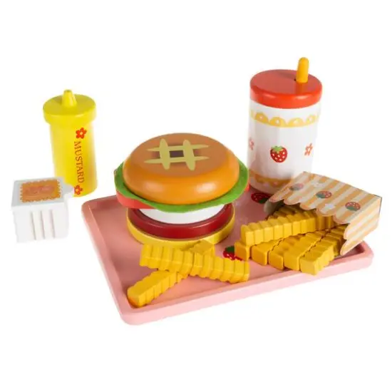 Toy Time Fast Food Cheeseburger Meal Playset {1}