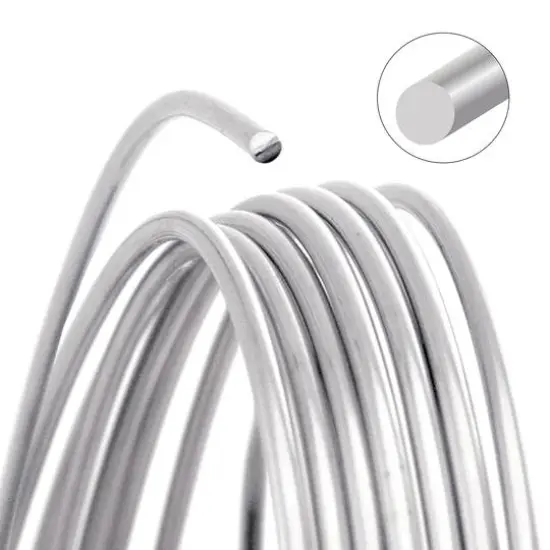 The Beadsmith&reg; Wire Elements&trade; 12 Gauge Silver Tarnish Resistant Soft Temper Wire, 5ft. {4}