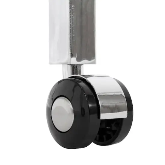 Sew Ready Craft Table with Storage Basket & Shelf {9}