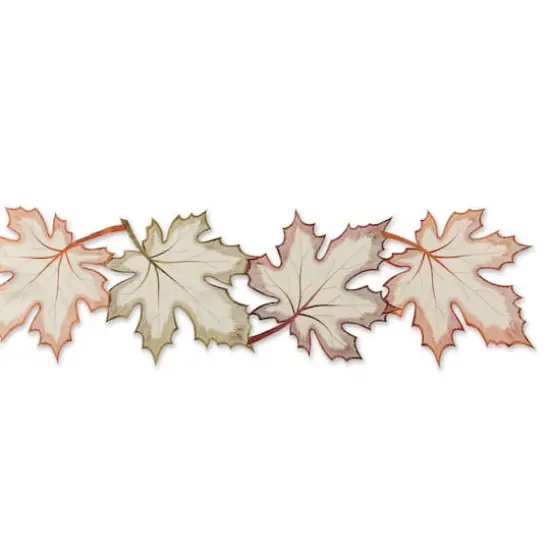 DII&reg; 60" Embroidered Maple Leaves Table Runner {5}