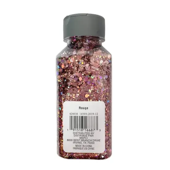 Glitzy Mix Specialty Polyester Glitter by Recollections&trade;Rouge {6}