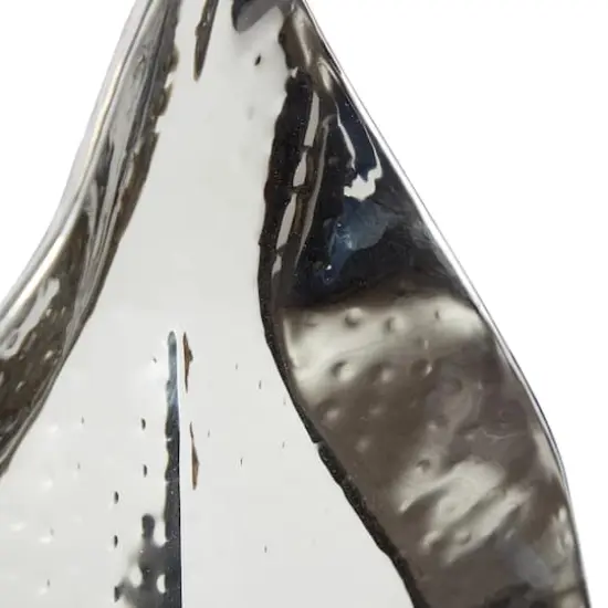 Silver Stainless Steel Candlestick Holders, 21" x 12" x 5" {5}