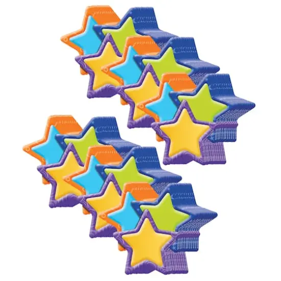 Eureka&reg; Color My World Stars Paper Cut Outs, 6 Packs of 36 {3}