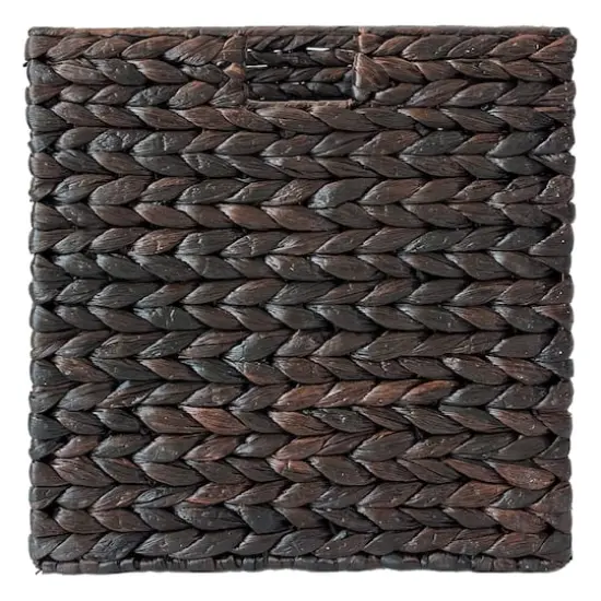 Large Espresso Cube Woven Basket by Ashland&reg; {3}