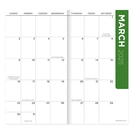 TF Publishing 2025 - 2026 Black & Gold Small Monthly Pocket Planner {6}