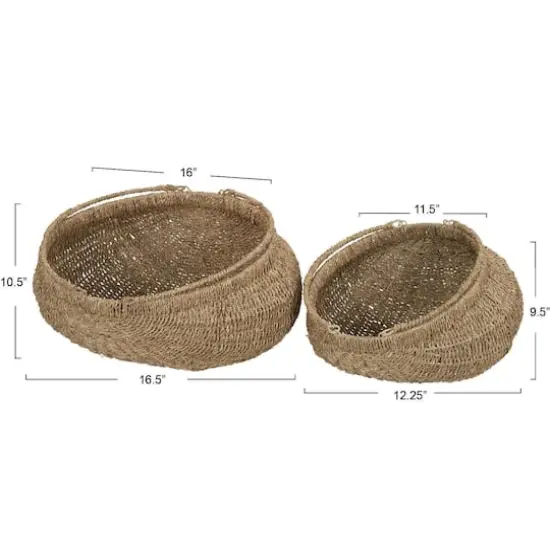Household Essentials Seagrass Baskets {4}