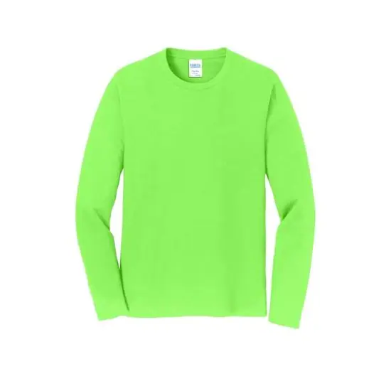 Port & Company&reg; Fan Favorite&trade; Colors Long Sleeve T-Shirt Flash Green {1}