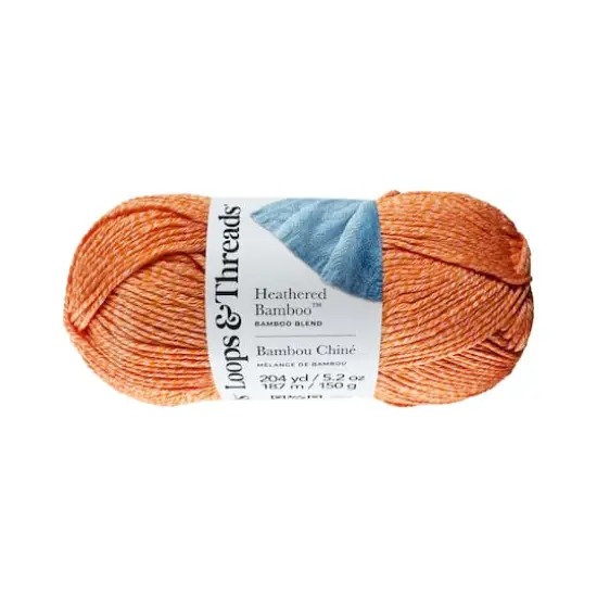 Heathered Bamboo&trade; Yarn by Loops & Threads&reg; Papaya {1}