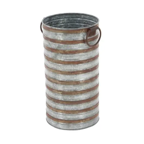 Metallic Farmhouse Planter Set 20" & 16" {3}