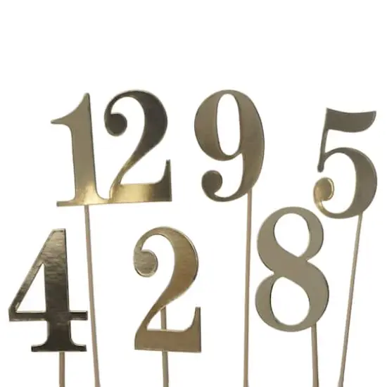 1-12 Gold Table Numbers by Celebrate It&trade; {4}