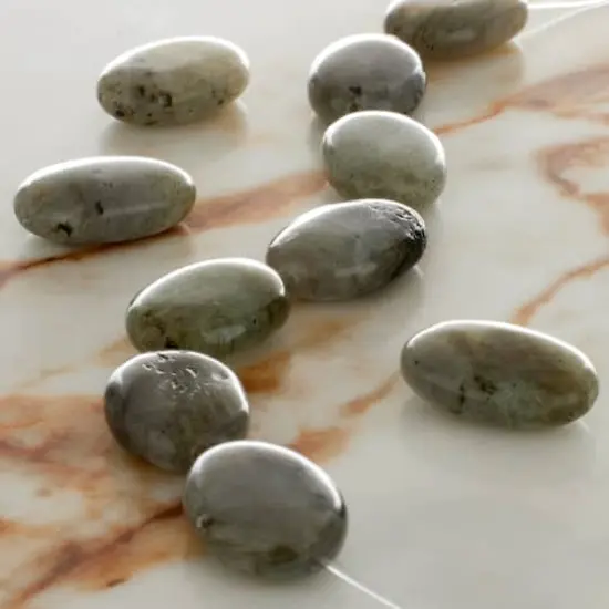 Green Labradorite Oval Beads, 18mm by Bead Landing&trade; {3}