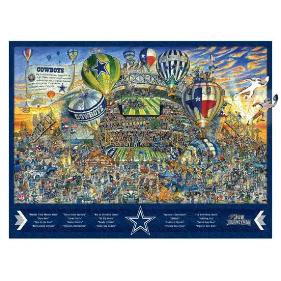 Joe Journeyman NFL Wooden Puzzle Dallas Cowboys {1}