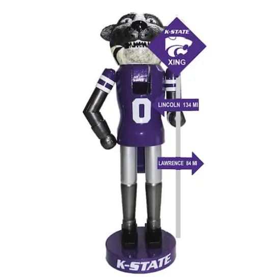 Santa's Workshop 12" Kansas State Wildcats Rivalry Nutcracker {1}