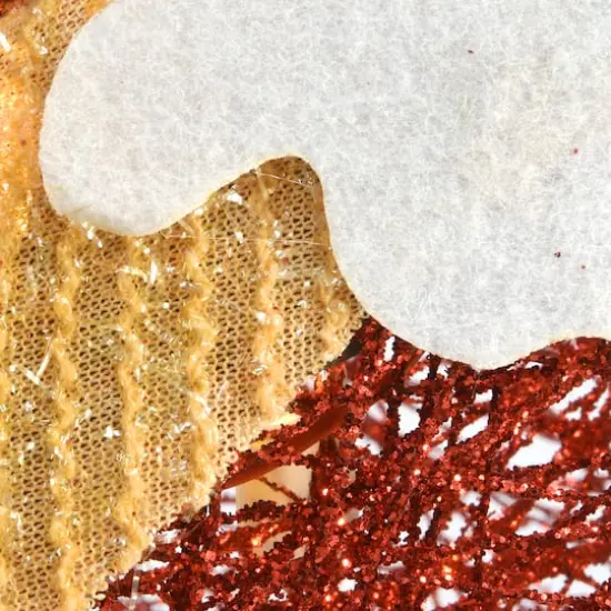 Deer Pulling Sleigh with Santa Set with Warm White UL LED Lights {5}