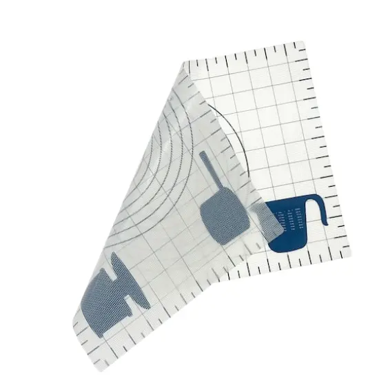 17" Blue Silicone Baking Mat by Makery&trade; {3}