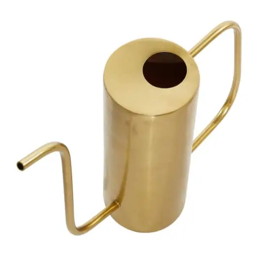 Gold Metal Glam Watering Cans Set {5}