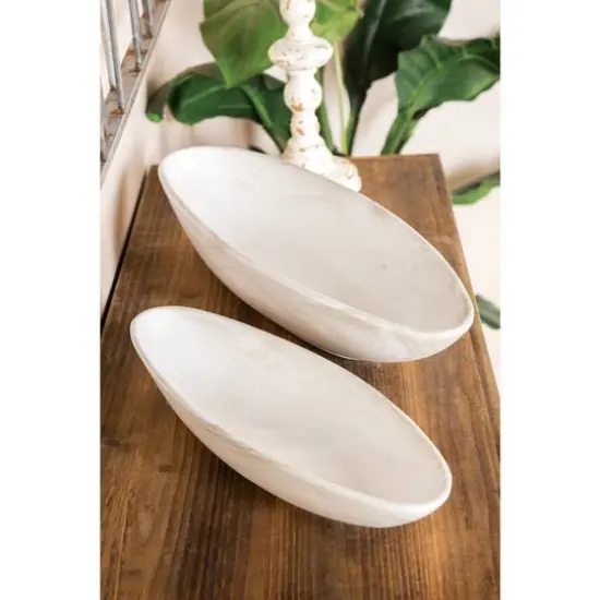 CosmoLiving by Cosmopolitan White Porcelain Country Planter Set {8}