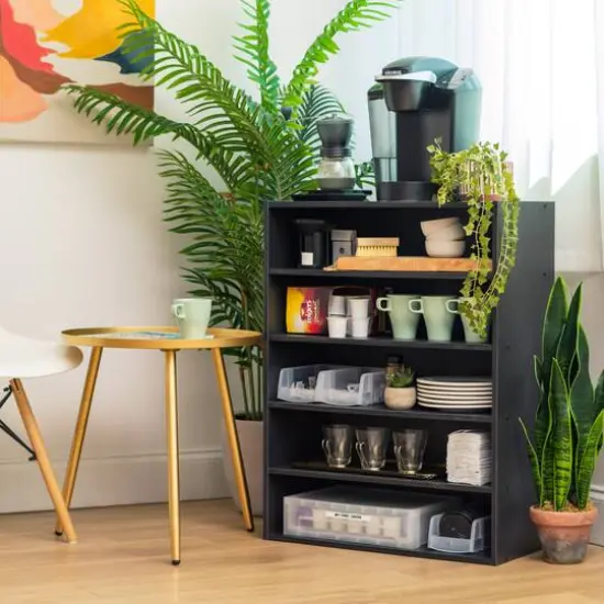 IRIS&reg; 31.5" 5-Tier Organizer Shelf Black {8}