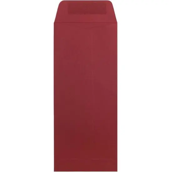 JAM Paper 4.125" x 9.5" Dark Red Policy Business Premium Envelopes {3}