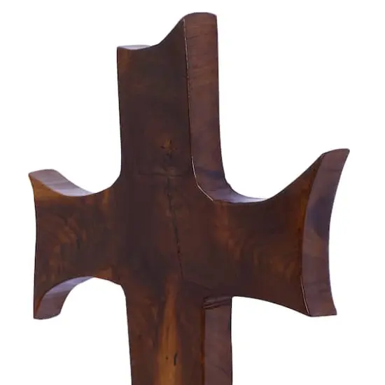 Brown Teak Wood Eclectic Style Wall Decor 20" x 10" x 1" {5}