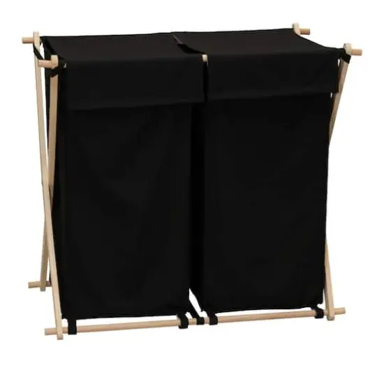 Household Essentials X-Frame Laundry Sorter Black {1}