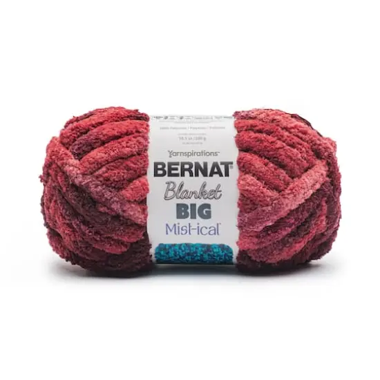 Bernat&reg; Blanket Big Mist-ical&trade; Yarn Burgundy Blend {1}