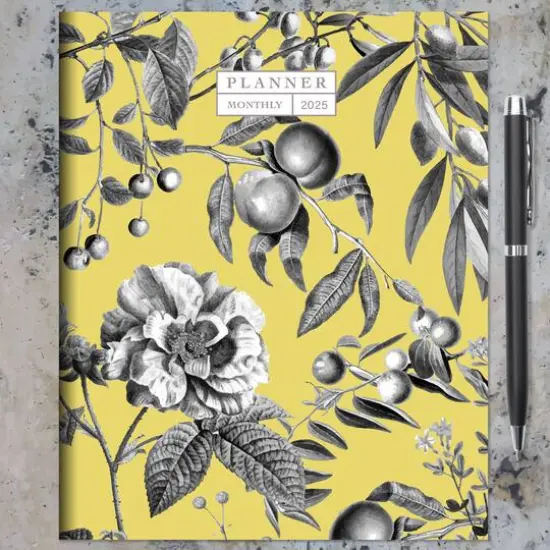 TF Publishing 2025 Beyond the Pale Yellow Medium Monthly Planner {7}
