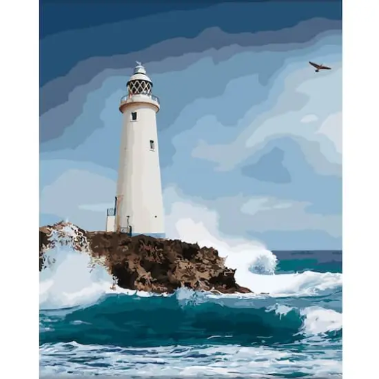Lighthouse Paint-by-Number Kit by Artist's Loft&trade; Necessities&trade; {5}