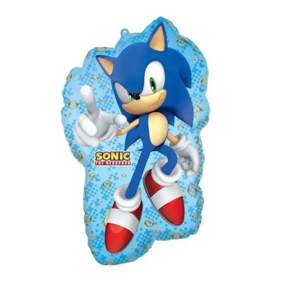 SuperShape&trade; 30" Sonic the Hedgehog 2 Foil Balloon {3}