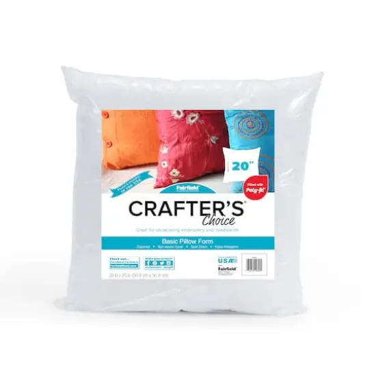 Crafter's Choice&reg; Basic Pillow Form, 20" x 20" {1}