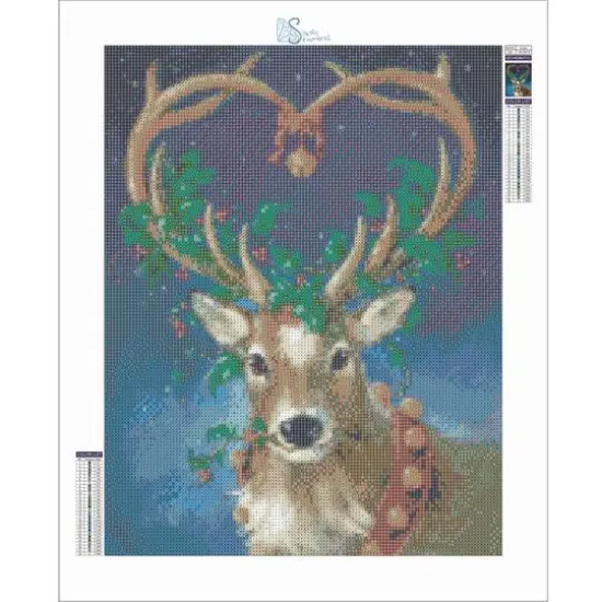 Sparkly Selections Santa's Reindeer Diamond Painting Kits, Round Diamonds {3}
