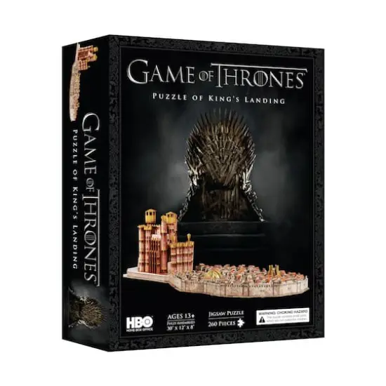 4D&trade; Cityscape Game of Thrones&trade; King's Landing 3D 260 Piece Puzzle {1}