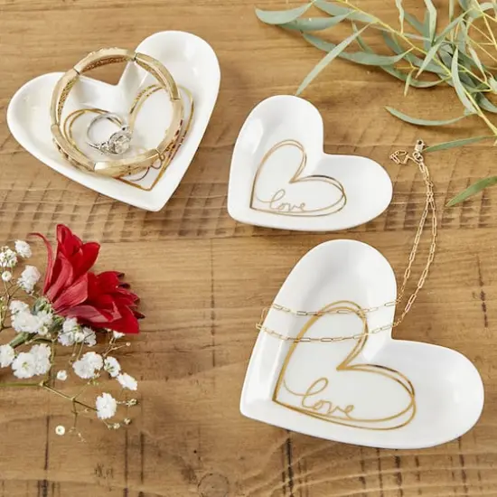 Kate Aspen&reg; Heart Shaped Trinket Dish, 2ct. {3}