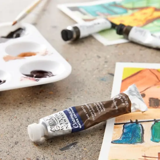 Winsor & Newton&reg; Cotman&reg; Watercolor, 8mL Raw Umber {3}