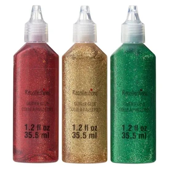 Mixed Glitter Glue, 3ct. by Recollections&trade; Holiday {1}