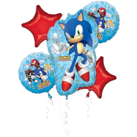 Sonic the Hedgehog Foil Balloon Bouquet {1}