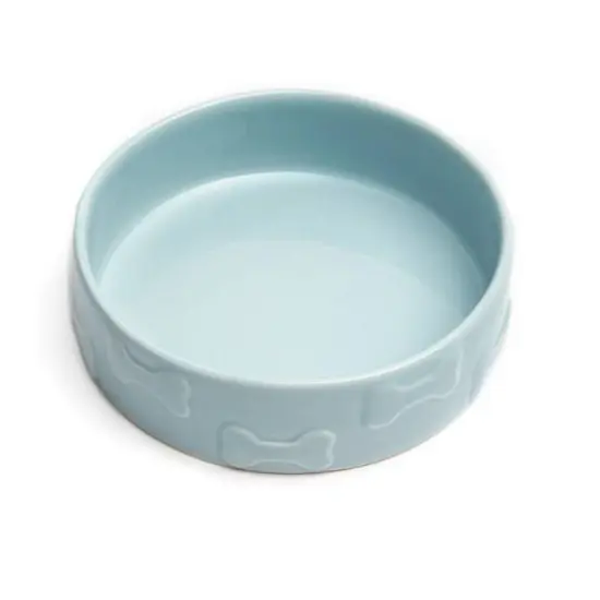 Park Life Designs Manor Blue Pet Bowl {2}