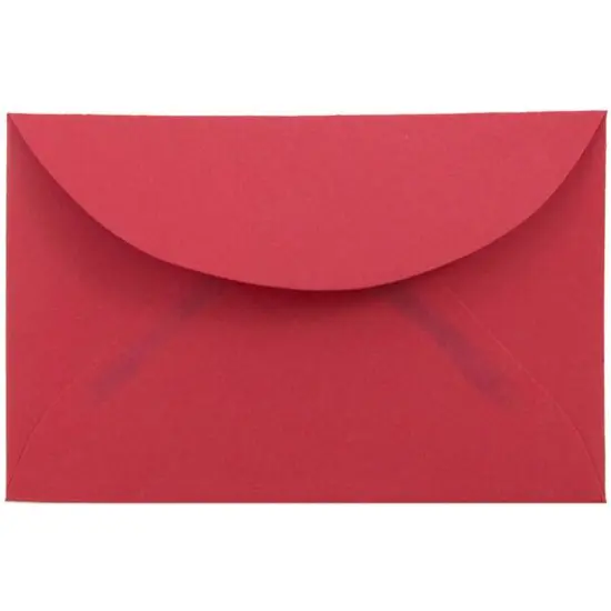 JAM Paper 2.3125" x 3.625" Red Recycled 3Drug Envelopes, 50ct. {1}