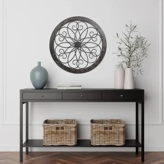 Hastings Home 24" Medallion Openwork Wall D&eacute;cor {7}