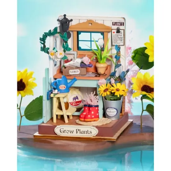 Rolife&reg; Dreaming Terrace Garden DIY Miniature Kit {3}
