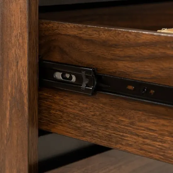 Walker Edison 20" Dark Walnut 2-Drawer Urban Side Table {7}