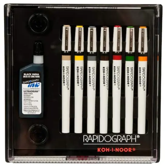 Koh-I-Noor&reg; Slim Pack Rapidograph&reg; Set {1}