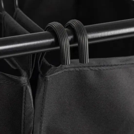 Household Essentials Triple Laundry Sorter Black {7}