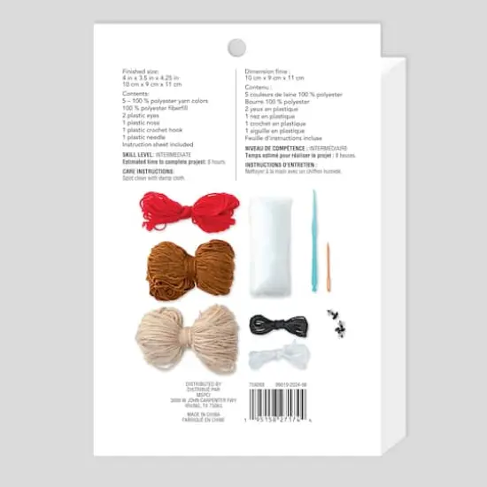 Intermediate Hedgehog Amigurumi Crochet Kit by Loops & Threads&reg; {5}