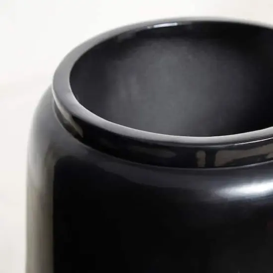 30" Black Modern Vase {4}